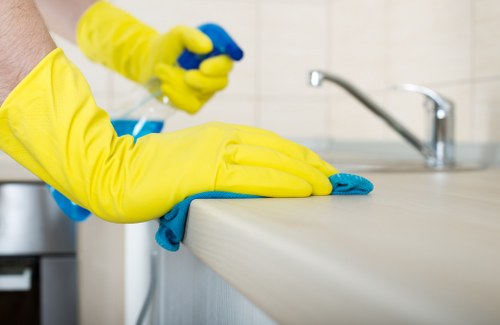 Professional one off cleaning service in a bright living room